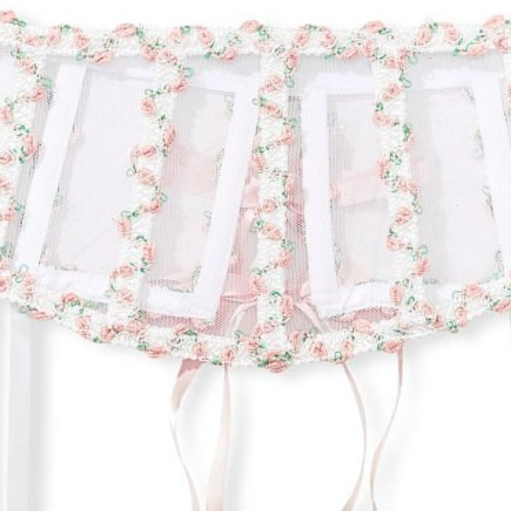 VS XS/S DREAM ANGELS Secret Garden Garter Belt Bride Bride-To-Be NWT